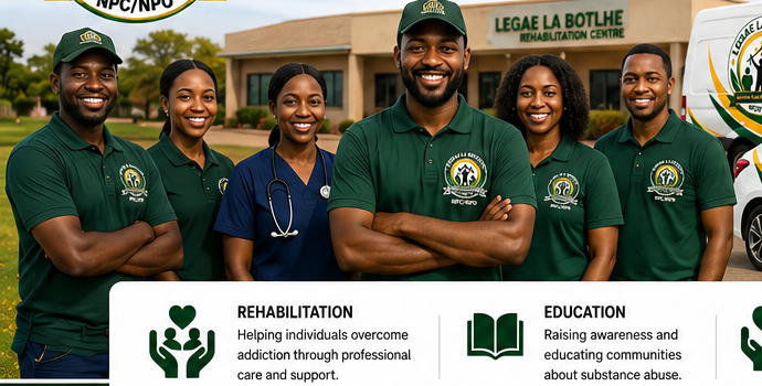 Legae La Botlhe staff wearing branded golf shirts